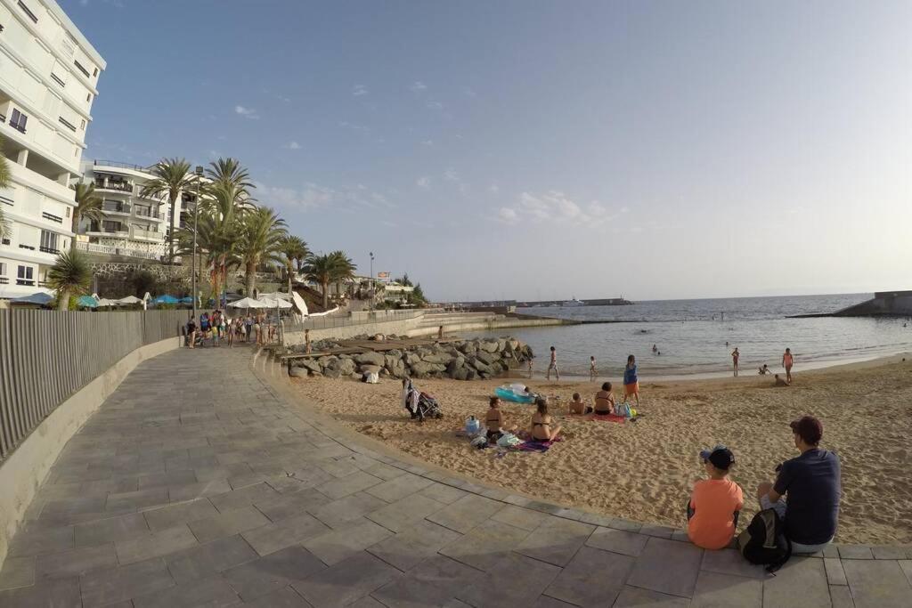 Studio Apartment La Lajilla Located At Beachfront Arguineguin Exterior foto